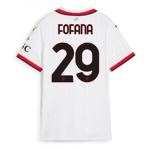 AC Milan Youssouf Fofana #29 Gostujuci Dres za Ženska 2024-25 Kratak Rukav